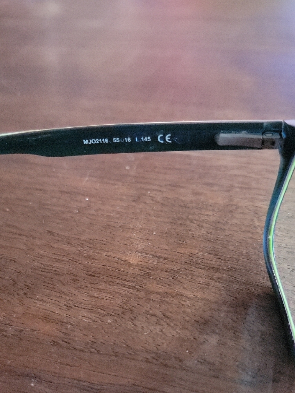 Maui Jim Dark Blue & Neon Green Eyeglasses - Picture 4 of 5